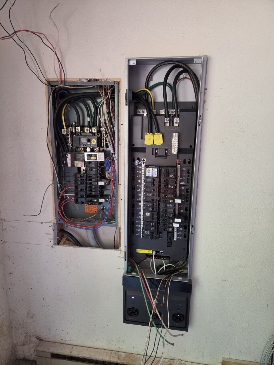 Completed 200 amp panel upgrade with new breakers, Clark County WA